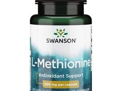 Swanson L-Methionine, 500mg - 30 Capsule (Metionina, pentru ficat)